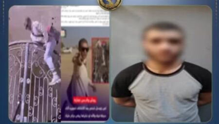 سقوط لص "فيديو القفز" بعد سرقته أسلاك كهربائية من عقار سقوط لص "فيديو القفز" بعد سرقته أسلاك كهربائية من عقار