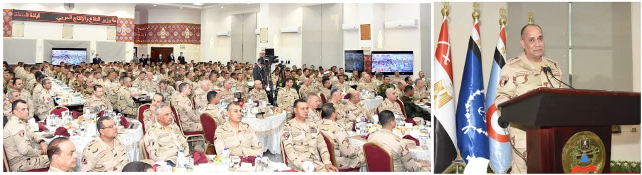 وزير الدفاع يتفقد الجاهزية القتالية للمنطقة المركزية العسكرية ويشارك المقاتلين وجبة الإفطار.. صور