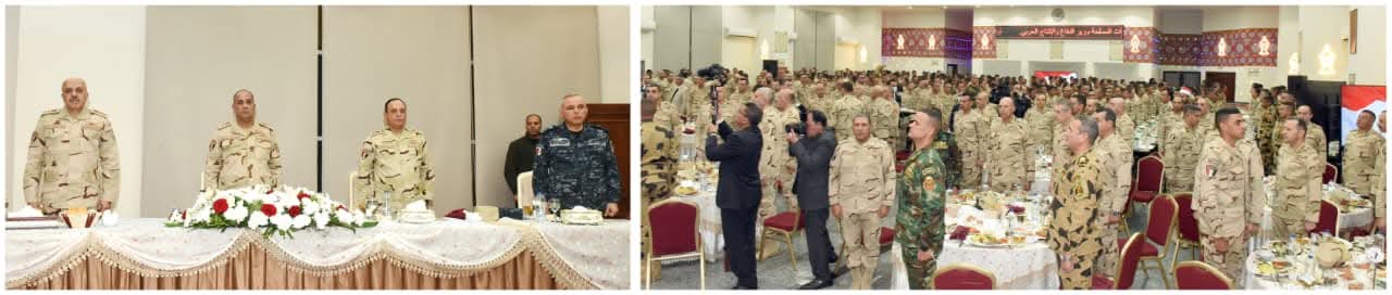 وزير الدفاع يتفقد الجاهزية القتالية للمنطقة المركزية العسكرية ويشارك المقاتلين وجبة الإفطار.. صور