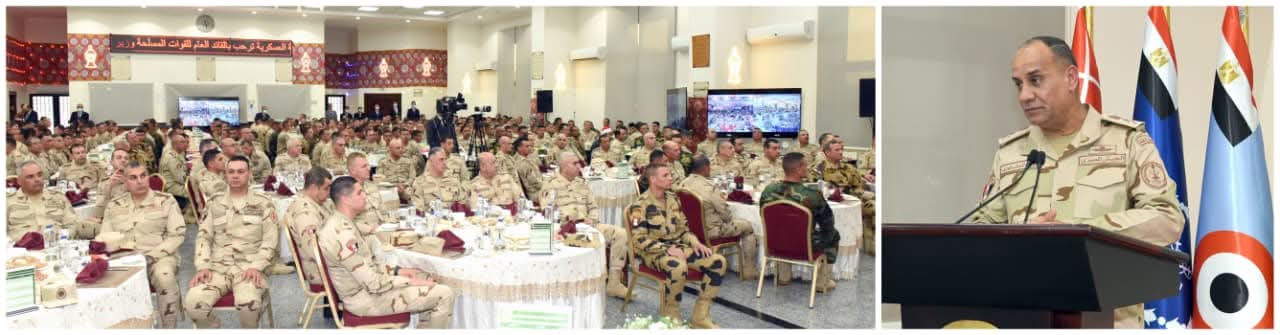 وزير الدفاع يتفقد الجاهزية القتالية للمنطقة المركزية العسكرية ويشارك المقاتلين وجبة الإفطار.. صور