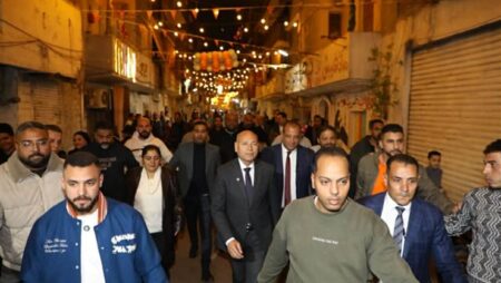 محافظ القاهرة يتفقد التجهيزات النهائية « لإفطار 15 رمضان بالمطرية»