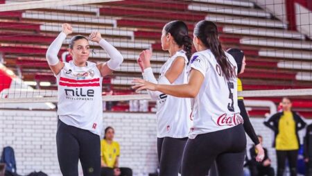 سيدات طائرة الزمالك يهزمن سبورتنج في نهائيات دوري السوبر