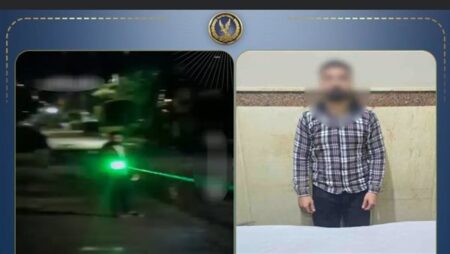 ضبط شخص لمضايقته فتاة باستخدام قلم ليزر في الإسكندرية