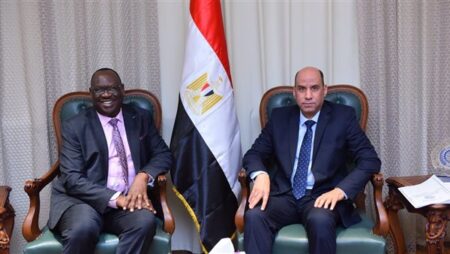 وزير العمل لنظيره الجنوب سوداني: مصر تفتح ذراعيها للأشقاء لتعزيز التعاون