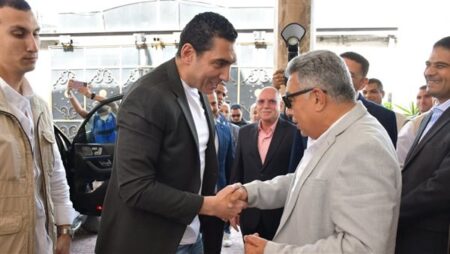 وزير الشباب يستعرض مع محافظ الدقهلية أطر تعزيز الاستثمار الرياضى بالمحافظة وزير الشباب يستعرض مع محافظ الدقهلية أطر تعزيز الاستثمار الرياضى بالمحافظة