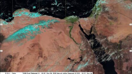 الأرصاد: بداية دخول السحب الممطرة على أقصى غرب البلاد يصاحبها أمطار متفاوتة الشدة