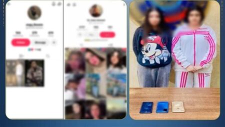 الداخلية تضبط صانعتي محتوى لنشر فيديوهات خادشة للحياء الداخلية تضبط صانعتي محتوى لنشر فيديوهات خادشة للحياء