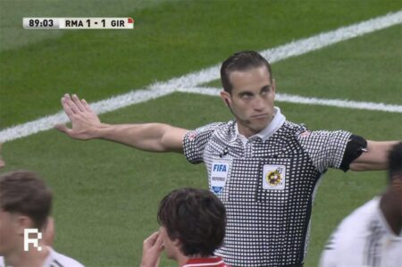 قناة ريال مدريد تهاجم التحكيم بعد التعادل مع جيرونا: مهزلة في دوري نيجريرا