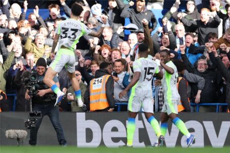 فيديو | جويهي يسجل هدف مانشستر سيتي الثاني أمام تشيلسي