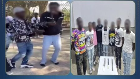 الداخلية تضبط أجانب لوحوا بأسلحة بيضاء بالقاهرة