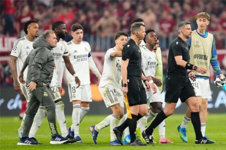 ما حدث مزحة.. غضب عارم من ثلاثي ريال مدريد بسبب حكم مباراة بايرن ميونخ