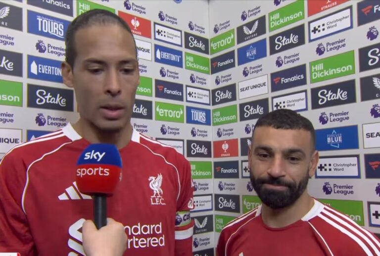 فيديو | محمد صلاح مندهشًا من فان دايك: هل أخبرك سلوت بشيء ما عني؟! فيديو | محمد صلاح مندهشًا من فان دايك: هل أخبرك سلوت بشيء ما عني؟!