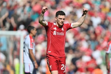 روبرتسون بعد الفوز على كريستال بالاس: أريد الرحيل مع محمد صلاح وليفربول في وضع جيد روبرتسون بعد الفوز على كريستال بالاس: أريد الرحيل مع محمد صلاح وليفربول في وضع جيد