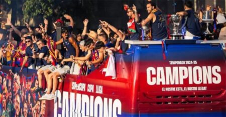 قبل الحسم.. برشلونة يضع خطة احتفالية لقب الدوري الإسباني