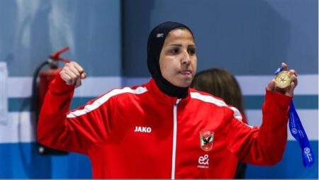 سيدات يد الأهلي| نصرة عيد: توجنا بالكأس عن جدارة واستحقاق