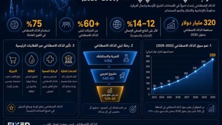 320 مليار دولار بحلول 2030.. الذكاء الاصطناعي يعيد تشكيل اقتصاد الشرق الأوسط وشمال أفريقيا