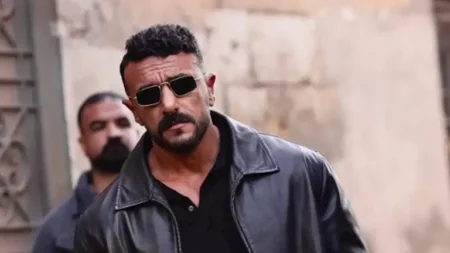 "طلق نار في السينمات".. أحمد العوضي يروج لفيلم "شمشون ودليلة"