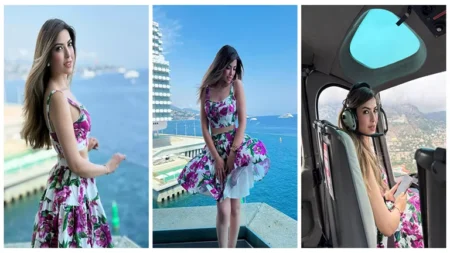 على البحر.. ميرنا جميل تستمتع بالإجازة في موناكو