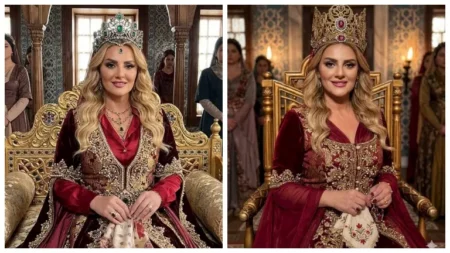 "نفسي أعمل دور السلطانة هويام".. رانيا محمود ياسين تنشر صورا بالذكاء الاصطناعي "نفسي أعمل دور السلطانة هويام".. رانيا محمود ياسين تنشر صورا بالذكاء الاصطناعي