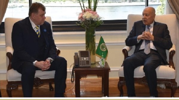 أبو الغيط يستقبل رئيس برلمان إستونيا ويبحثان ملفات دولية وإقليمية أبو الغيط يستقبل رئيس برلمان إستونيا ويبحثان ملفات دولية وإقليمية