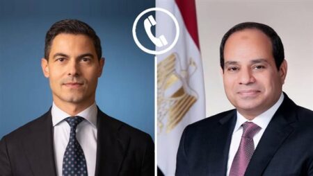 السيسي يهنىء رئيسي وزراء هولندا والمجر.. ويؤكد اعتزاز مصر بالعلاقات الثنائية مع البلدين وتعزيزها في كافة المجالات وتكثيف التشاور والتنسيق السياسي السيسي يهنىء رئيسي وزراء هولندا والمجر.. ويؤكد اعتزاز مصر بالعلاقات الثنائية مع البلدين وتعزيزها في كافة المجالات وتكثيف التشاور والتنسيق السياسي