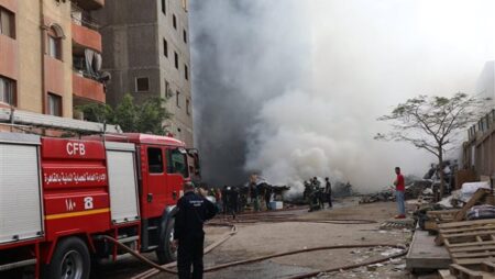 محافظ القاهرة: لجنة هندسية لبيان مدى تأثر المباني المجاورة لحريق مدينة نصر محافظ القاهرة: لجنة هندسية لبيان مدى تأثر المباني المجاورة لحريق مدينة نصر
