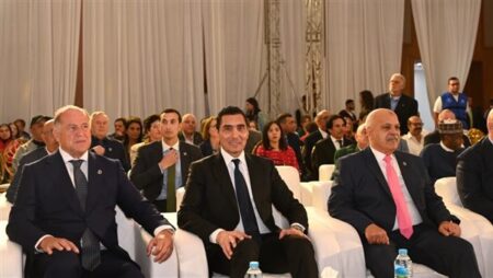 بمدينة مصر الدولية للألعاب الأولمبية.. وزير الشباب يشهد افتتاح بطولة كأس العالم للرماية بمدينة مصر الدولية للألعاب الأولمبية.. وزير الشباب يشهد افتتاح بطولة كأس العالم للرماية