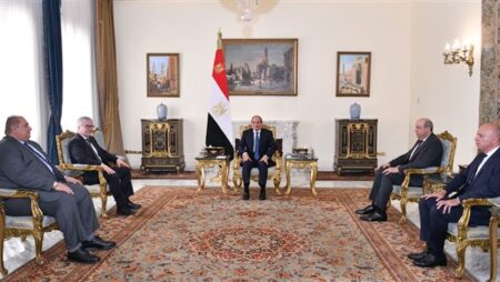 السيسي يستقبل وزير خارجية الكويت وسكرتير عام منظمة الطيران المدني الدولي.. فيديو