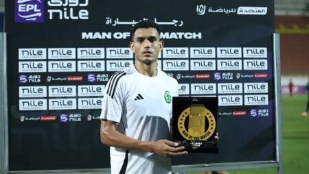 غنام محمد يتوج بجائزة رجل المباراة رغم تعادل مودرن سبورت مع حرس الحدود