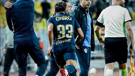 الزمالك يتقدم على المصري بثنائية مقابل هدف في شوط أول مثير بالدوري