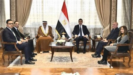 وزير الشباب يبحث تعزيز التعاون مع سفير دولة الإمارات في المجالين الشبابي والرياضي