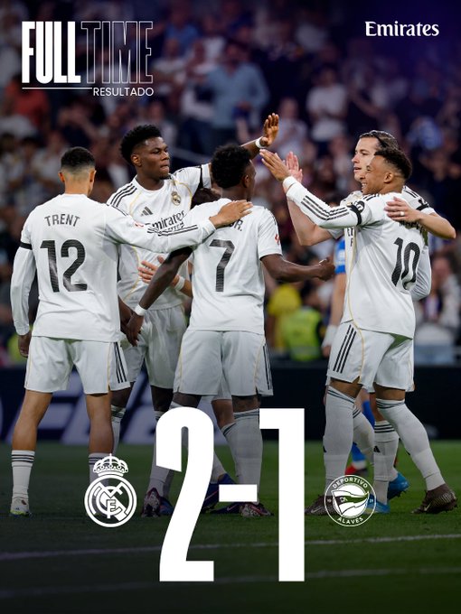 بأقدام مبابي وفينيسيوس.. ريال مدريد ينتصر على ألافيس في الدوري الإسباني 1 بأقدام مبابي وفينيسيوس.. ريال مدريد ينتصر على ألافيس في الدوري الإسباني