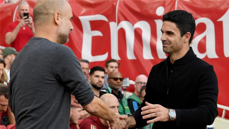 بعد تعادل مانشستر سيتي.. كم عدد النقاط التي يحتاجها آرسنال للتتويج بلقب الدوري الإنجليزي؟ بعد تعادل مانشستر سيتي.. كم عدد النقاط التي يحتاجها آرسنال للتتويج بلقب الدوري الإنجليزي؟