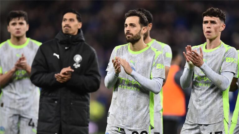 مباريات مانشستر سيتي المتبقية في الدوري الإنجليزي بعد التعادل مع إيفرتون