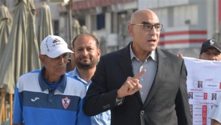 هشام نصر يحفز لاعبي الزمالك قبل موقعة اتحاد العاصمة