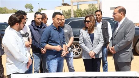 وزيرة التنمية المحلية تتفقد مشروع احتجاز المضبوطات بالخانكة وتوجه بسرعة الانتهاء قبل يونيو