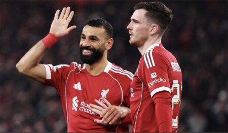 خطوة أولى من ليفربول لتكريم محمد صلاح وروبرتسون خطوة أولى من ليفربول لتكريم محمد صلاح وروبرتسون
