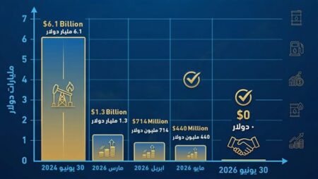وزارة البترول يمصر24تراجع مستحقات الشركاء إلى 440 مليون دولار.. إنفوجرافيك