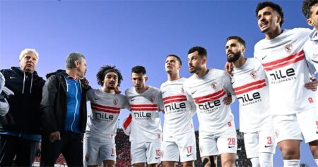 لاعب الزمالك يغادر مباراة سيراميكا كليوباترا مصابًا