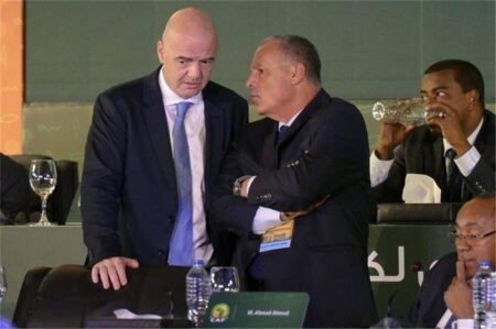 رئيس فيفا يهنئ الزمالك على التتويج بالدوري.. ويشكر اتحاد الكرة رئيس فيفا يهنئ الزمالك على التتويج بالدوري.. ويشكر اتحاد الكرة