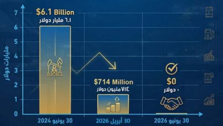 وزير البترول: خفض مستحقات الشركاء من 6.1 مليار دولار إلى 714 مليونا بنهاية أبريل 2026