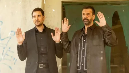 بالفيديو.. تركي آل الشيخ ينشر فيديو من عرض فيلم 7Dogs في السعودية بحضور الأبطال