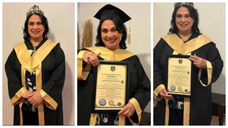 سلوى عثمان تحتفل بحصولها على الدكتوراه الفخرية من أكاديمية لانكستر البريطانية.. ماذا قالت؟