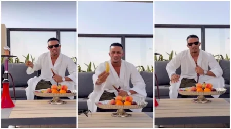 محمد رمضان بالشيشة والموزة.. 5 لقطات لـ "نمبر وان" أثار بها جدل الجمهور