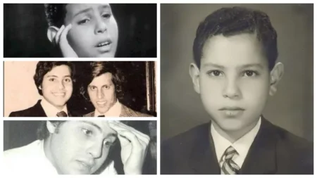 مع نجوم زمن الفن الجميل وعائلته.. 18 صورة لـ هاني شاكر بالأبيض والأسود
