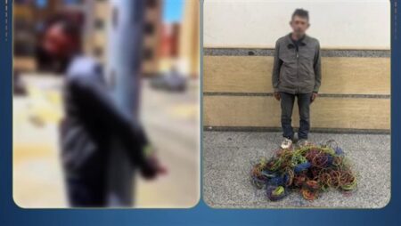 الداخلية تكشف ملابسات فيديو تقييد شخص بعمود إنارة بالجيزة
