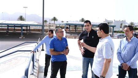 وزير الشباب والرياضة يتفقد المدينة الشبابية والمدينة الرياضية بجنوب سيناء