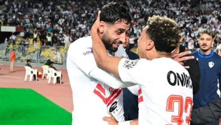 هدف الدباغ يقود الزمالك للفوز على سموحة والاقتراب من حسم الدوري هدف الدباغ يقود الزمالك للفوز على سموحة والاقتراب من حسم الدوري