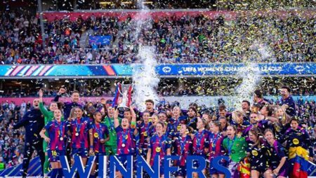 برشلونة للسيدات يسحق ليون برباعية تاريخية ويتوج بعرش أوروبا