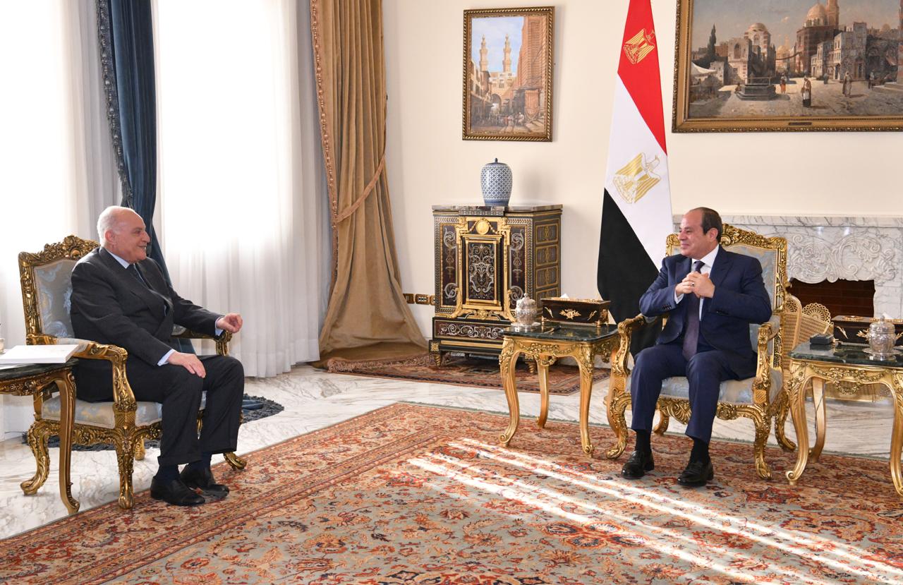 تفاصيل لقاء السيسي مع وزيري خارجية الجزائر وتونس.. صور